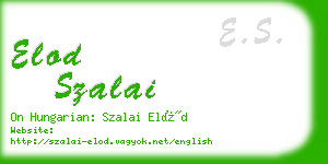 elod szalai business card